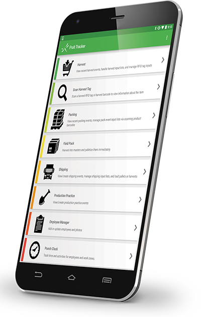 Croptracker Reports on various devices